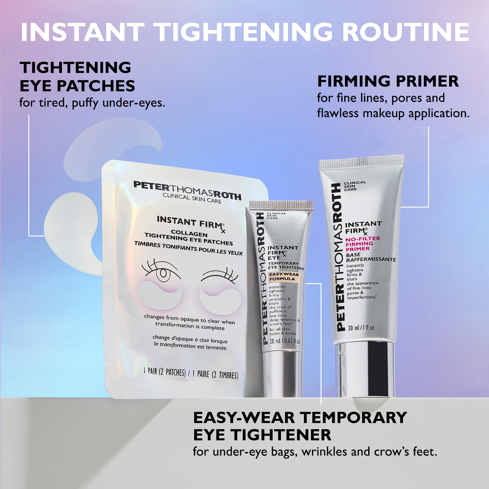 Peter Thomas Roth comparación antes y después con mejora en línea fina