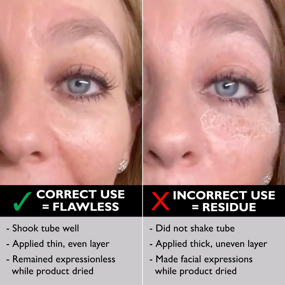 Peter Thomas Roth etiqueta informativa con ingredientes clave y beneficios