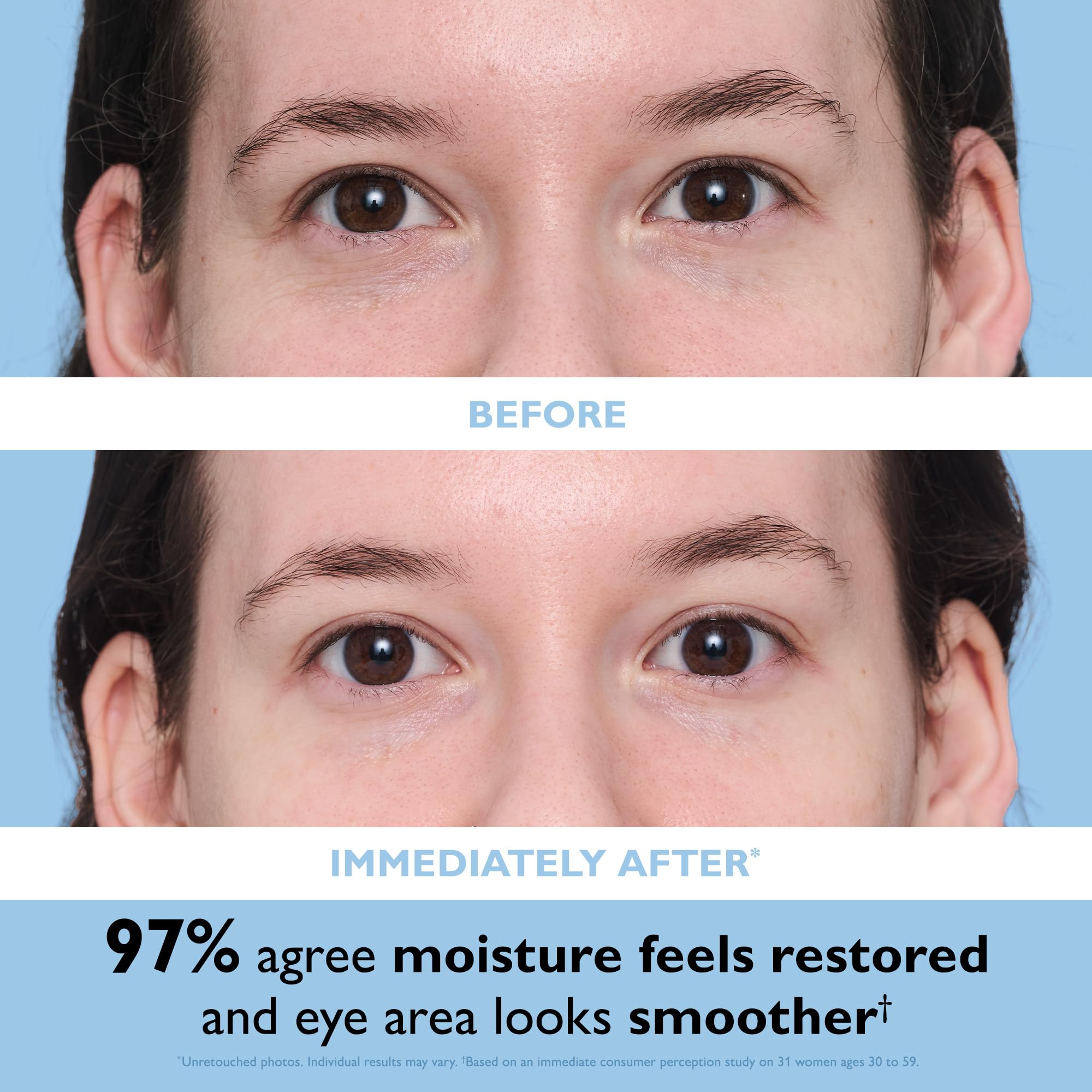 Peter Thomas Roth parche aplicado bajo el ojo, reduce hinchazón visible