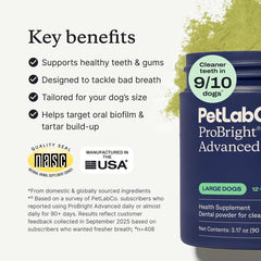 PetLab Co. ProBright open tub with scoop, demonstrating easy daily addition to meals