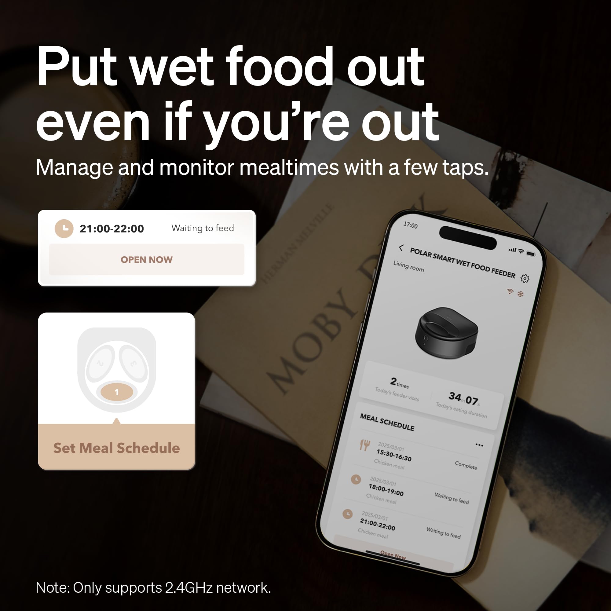 PETLIBRO comedero en uso con gato, alimentación segura y ordenada