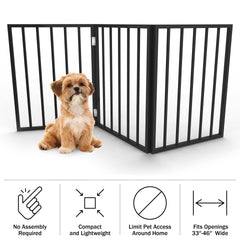 PETMAKER folded compact gate stored under bed for easy portability and space saving