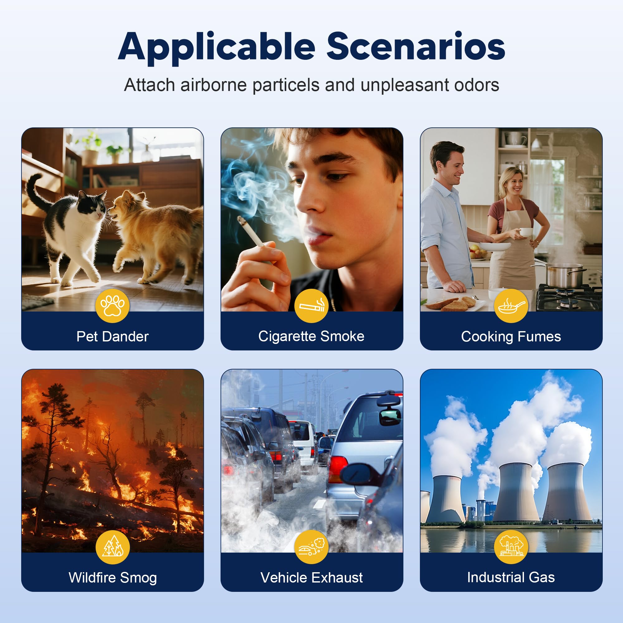PETOX purificador en sala con mascota mostrando aire más limpio