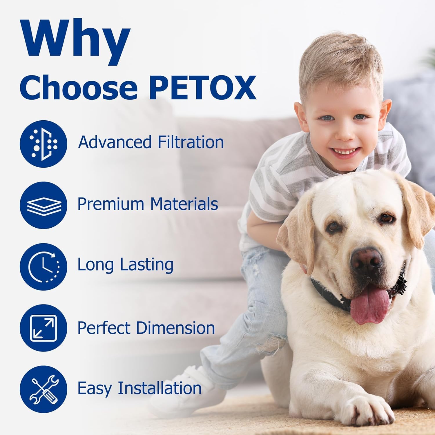 PETOX proceso de extracción y reemplazo del filtro mostrando facilidad