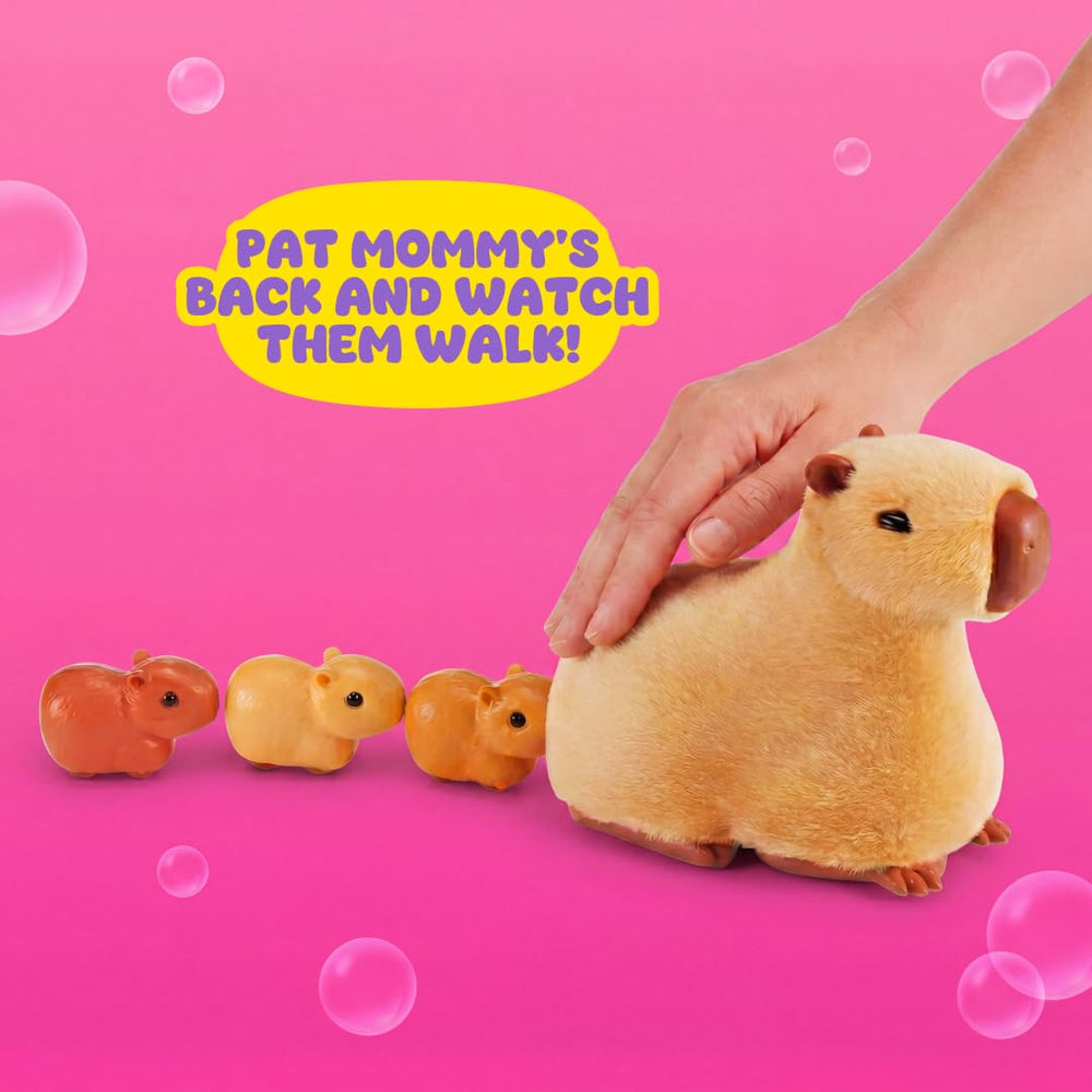 Pets Alive familia de capybaras caminando creando secuencia de juego