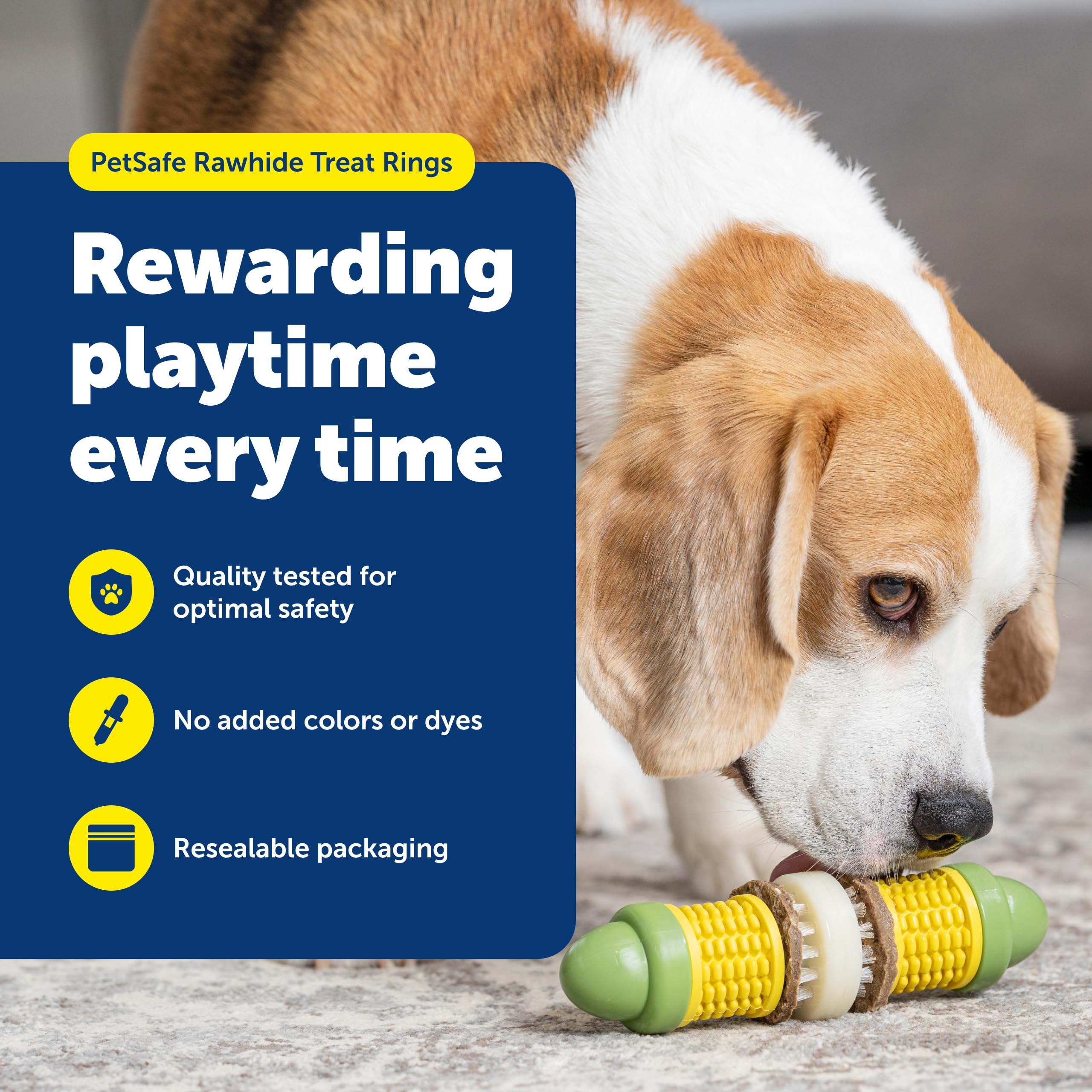 PetSafe detalle de textura de anillo que facilita masticación prolongada