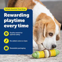 PetSafe detalle de textura de anillo que facilita masticación prolongada