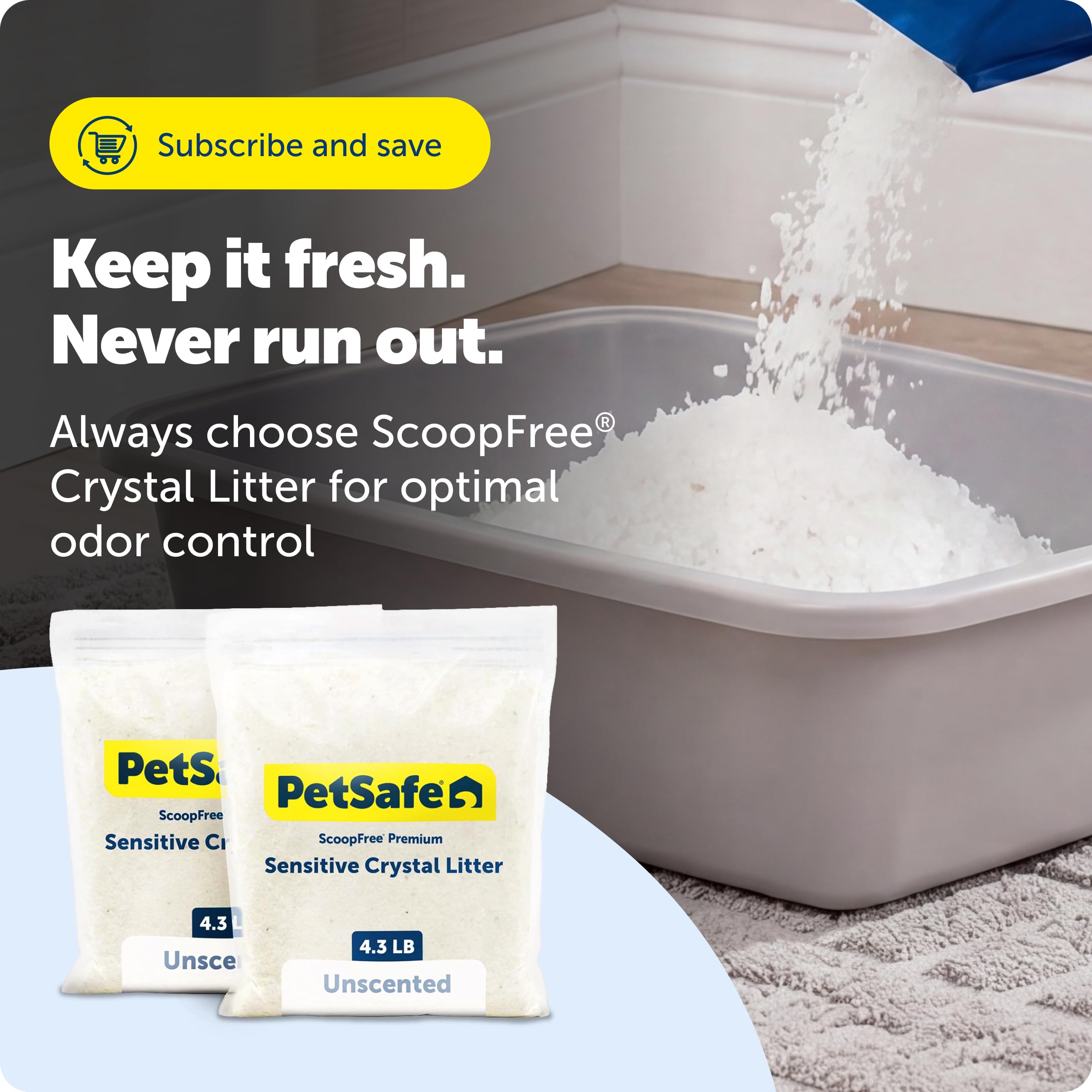 PetSafe dos bolsas presentadas juntas para reemplazos programados