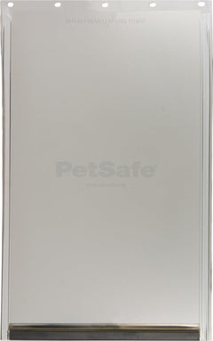 PetSafe large flap front view showing full opening and benefit of easy access