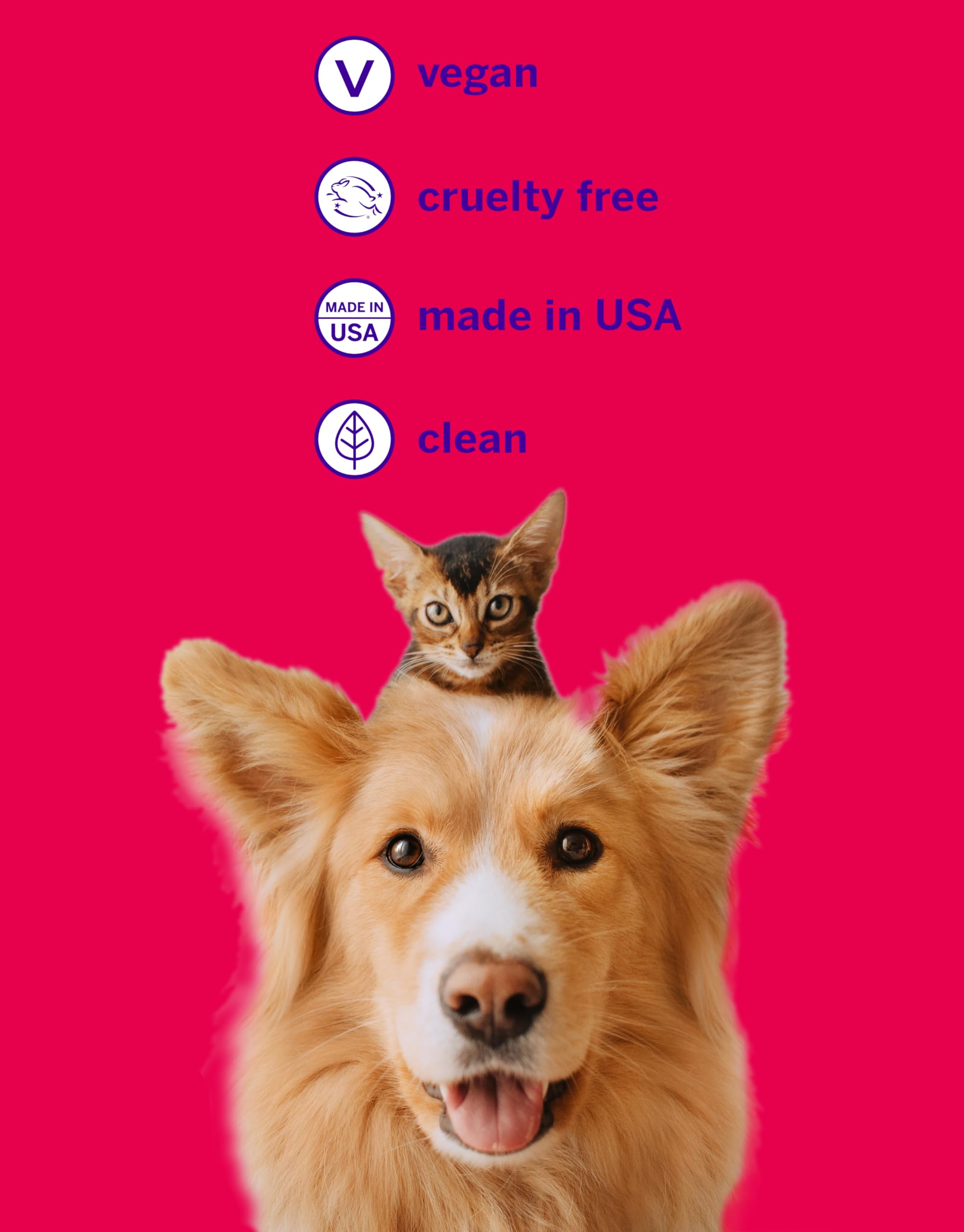 petsmile tubo junto a regla para escala mostrando cantidad 4.2 oz y portabilidad