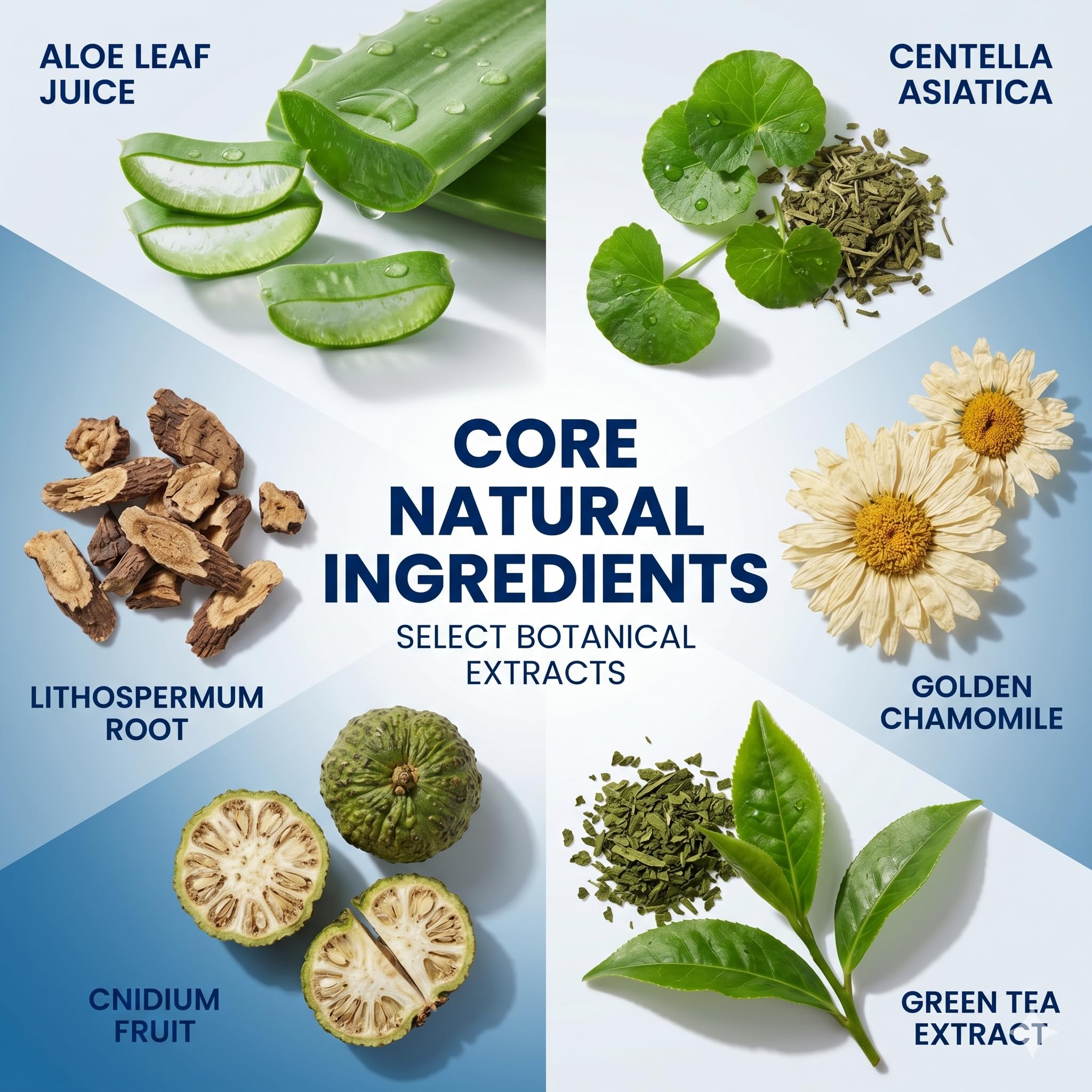 Peunitory ingredientes centella y aloe que calman la piel irritada