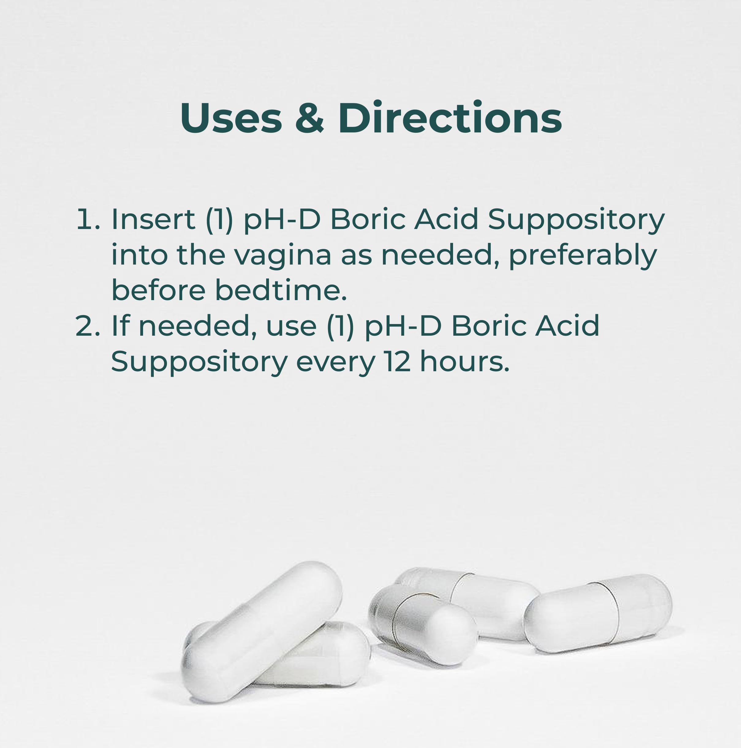 pH-D Feminine Health comparación de tamaño junto a moneda para referencia clara