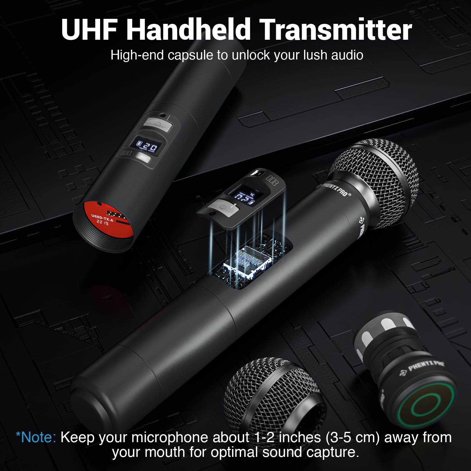 Phenyx Pro antennas and included accessories laid flat for quick out-of-box setup and connectivity