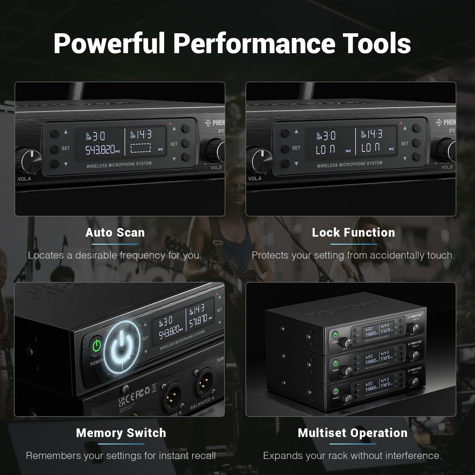 Phenyx Pro microphones in use at a karaoke night demonstrating strong wireless range and clear vocals
