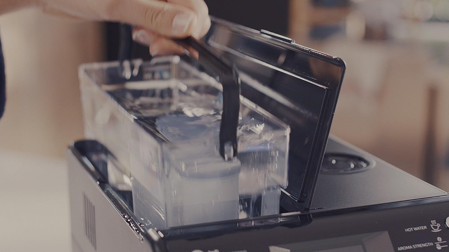 PHILIPS uso del descalcificador en cafetera automática para mantener flujo