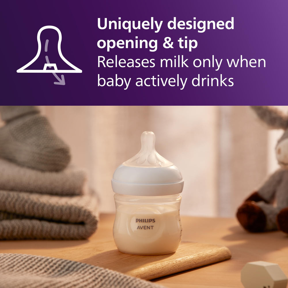 Philips Avent biberón en mano para agarre cómodo y control
