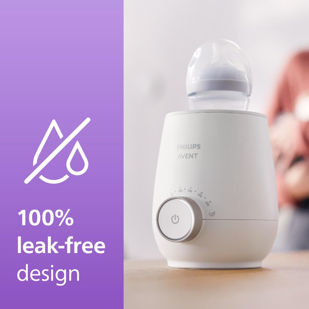 Philips Avent next to diaper bag highlighting travel-friendly size benefit