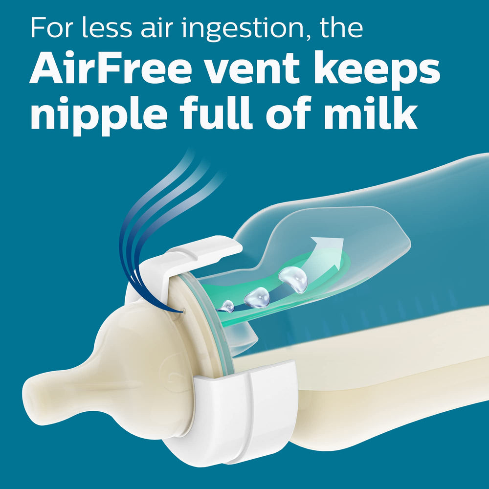 Philips Avent silicone nipple shape detail showing secure latch and comfortable feeding