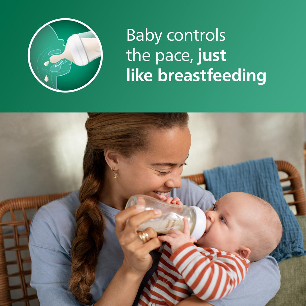 Philips Avent detalle de la tetina Natural Response que facilita el agarre