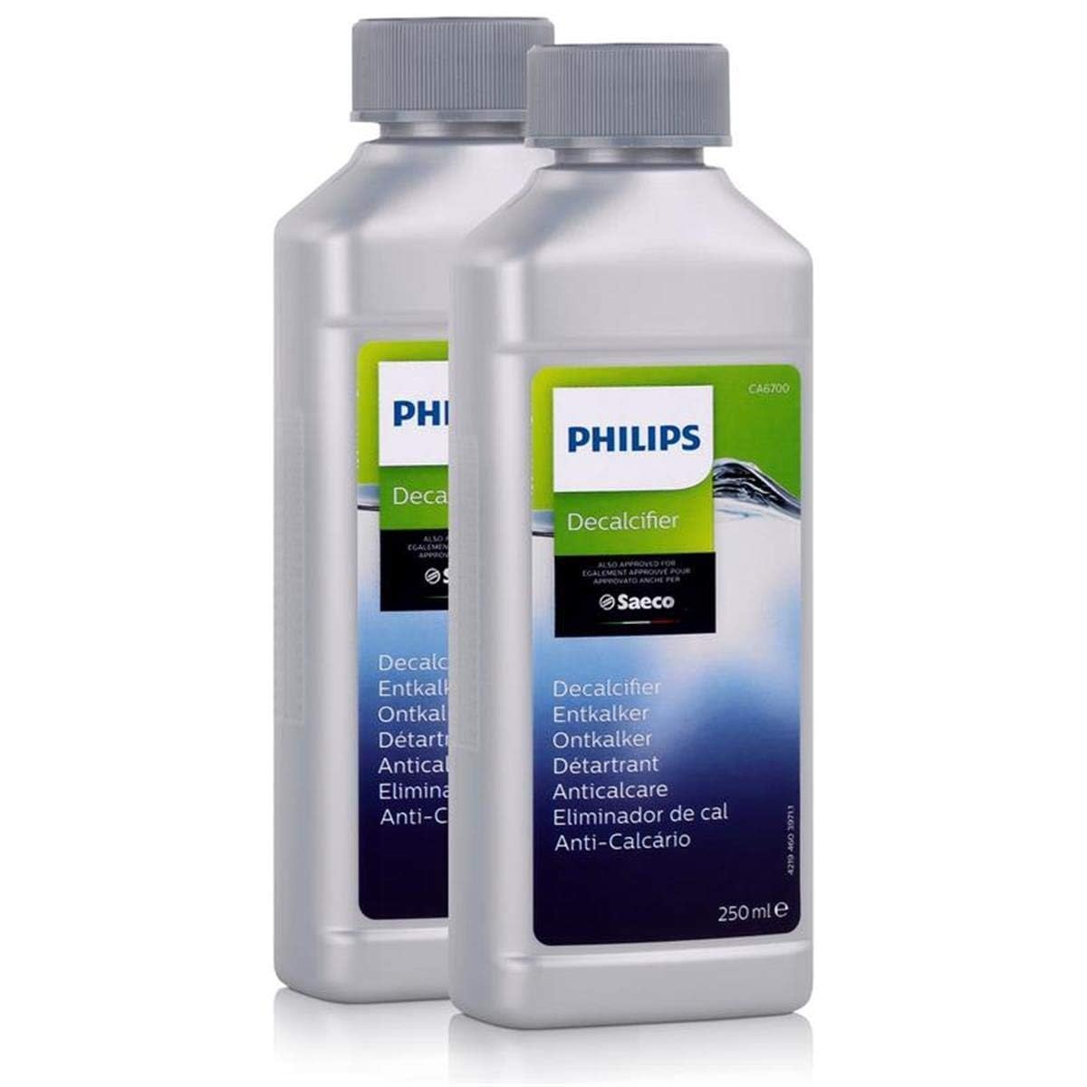PHILIPS caja frontal del pack CA6700 con dos botellas y beneficios claros
