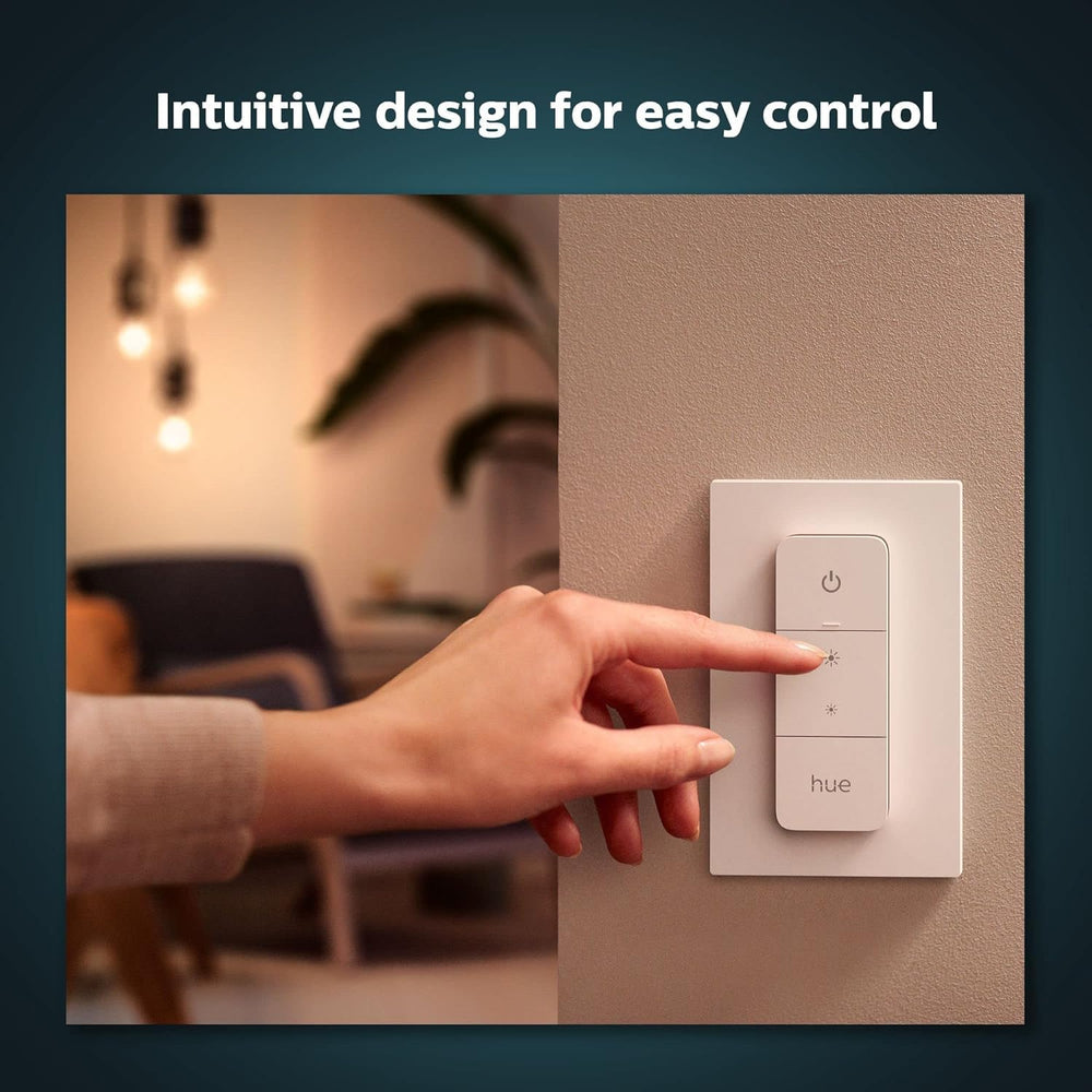 Philips Hue imán en nevera mostrando la base magnética, fijación segura