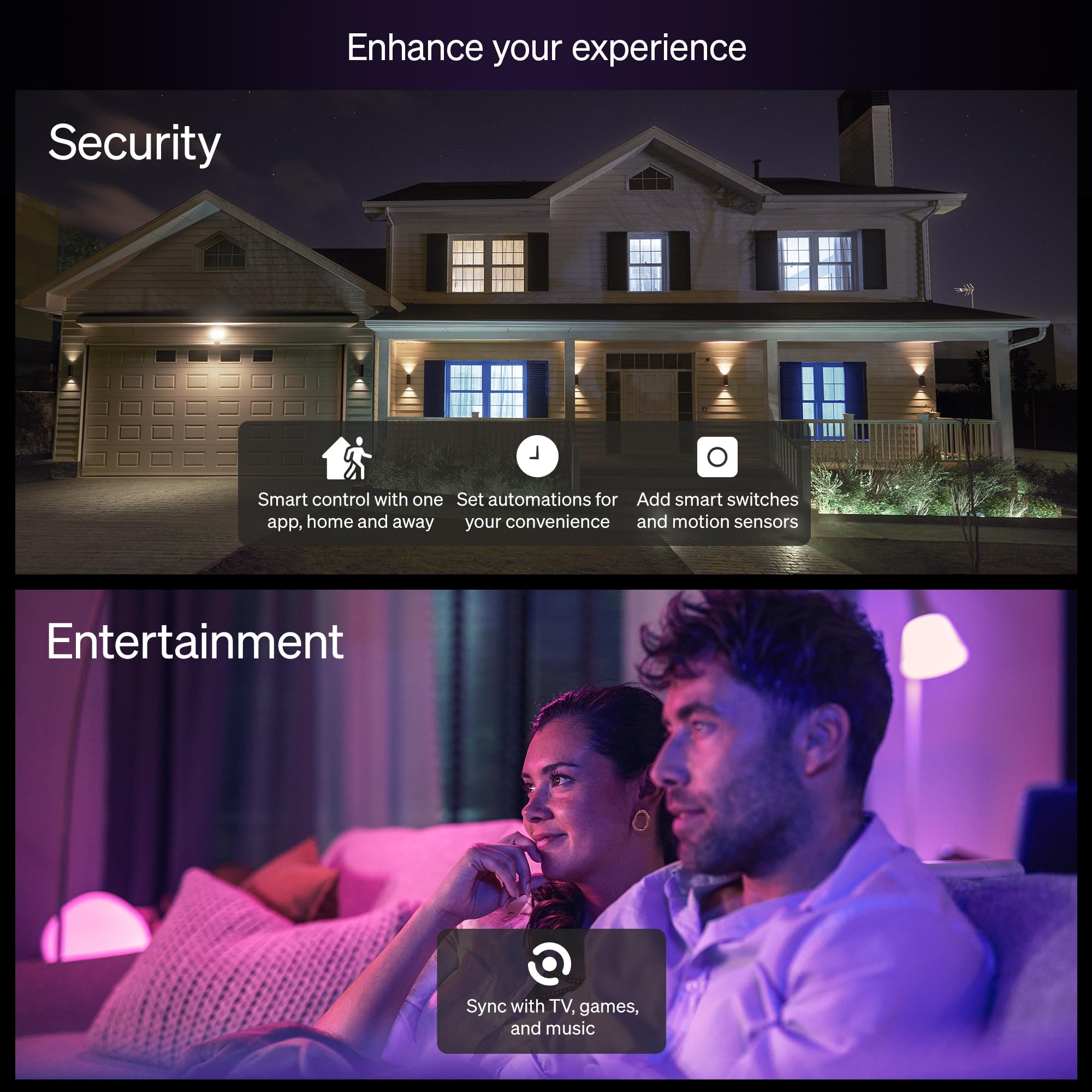 Philips Hue ambiente de fiesta con colores vivos para crear atmósfera