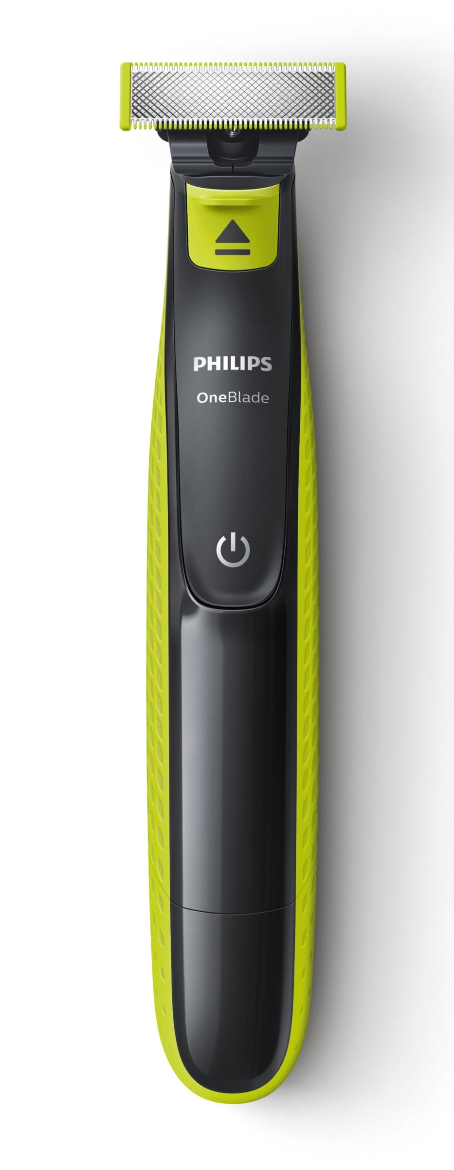 Philips OneBlade QP2520 etiqueta y especificaciones visibles para información clara