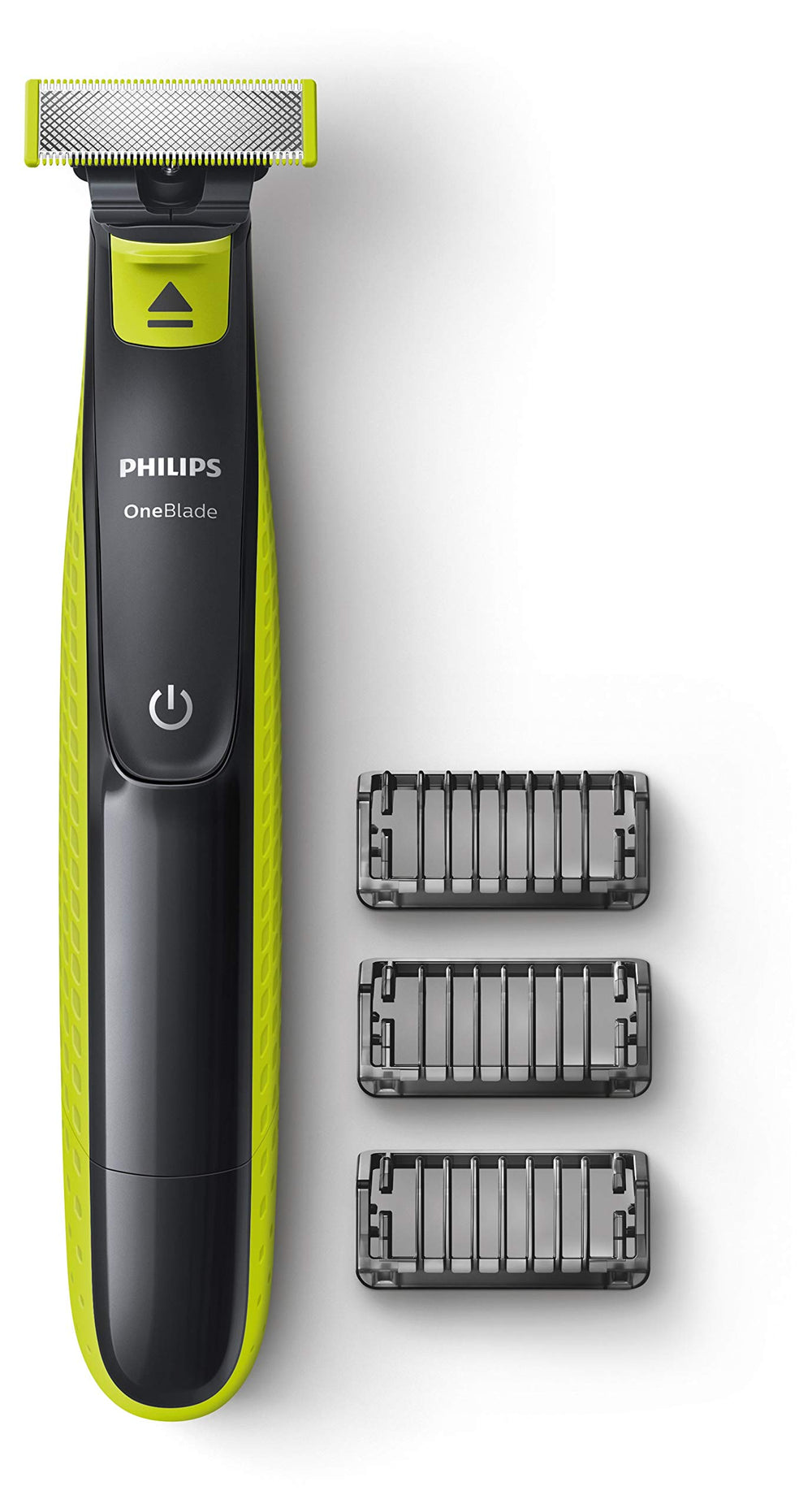 Philips OneBlade QP2520 vista frontal con diseño compacto y ventajas portátiles