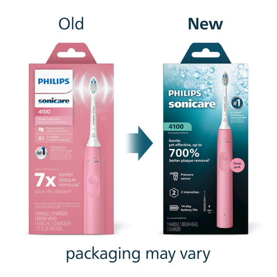 Philips Sonicare handle close-up showing ergonomic grip and control benefit