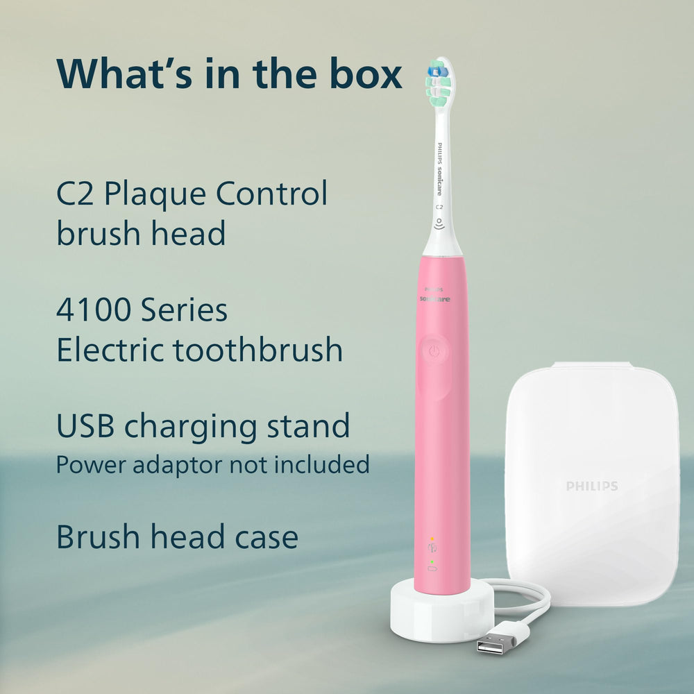 Philips Sonicare held in hand for size comparison showing compact travel-friendly benefit
