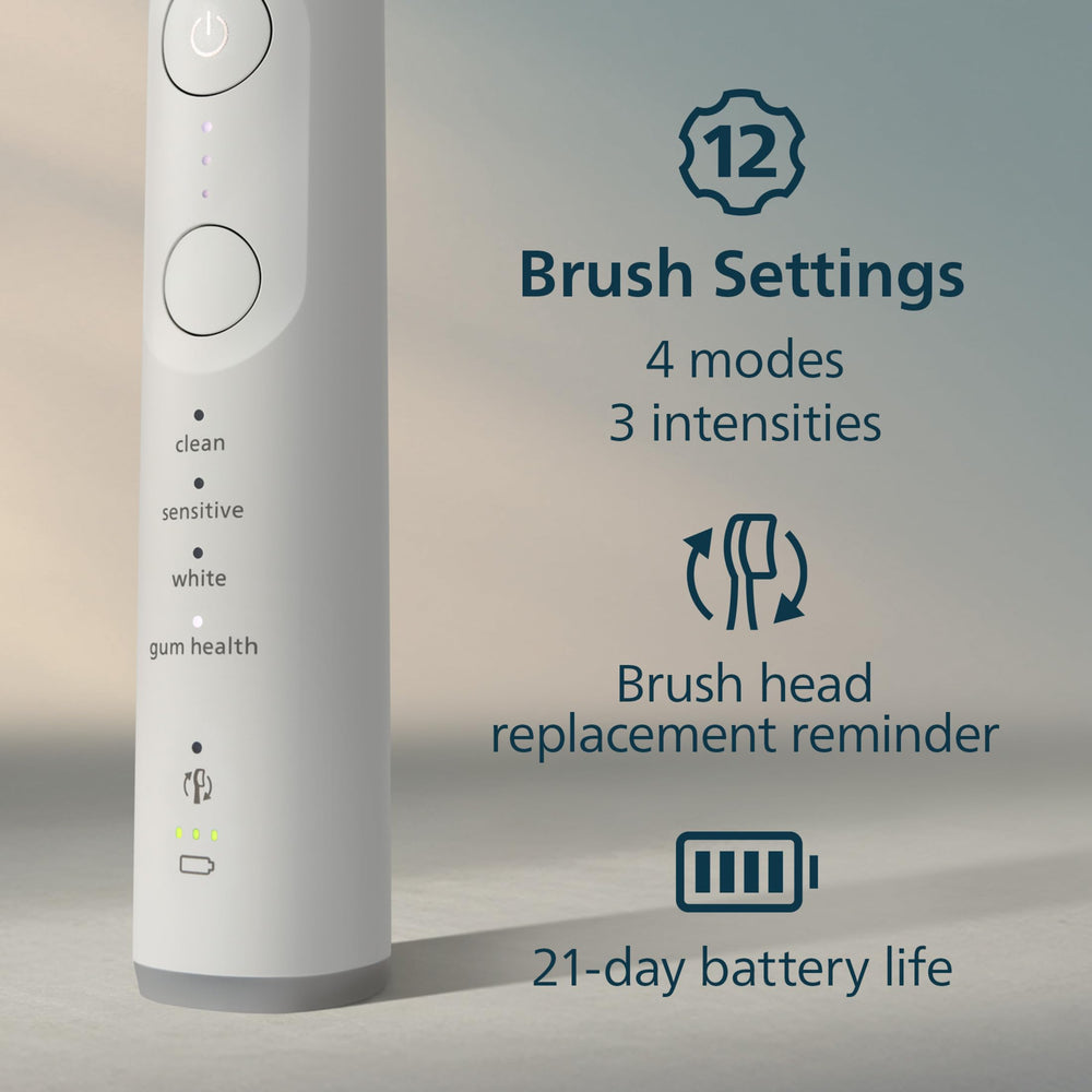 Philips Sonicare charging travel case open to store and charge toothbrush for travel