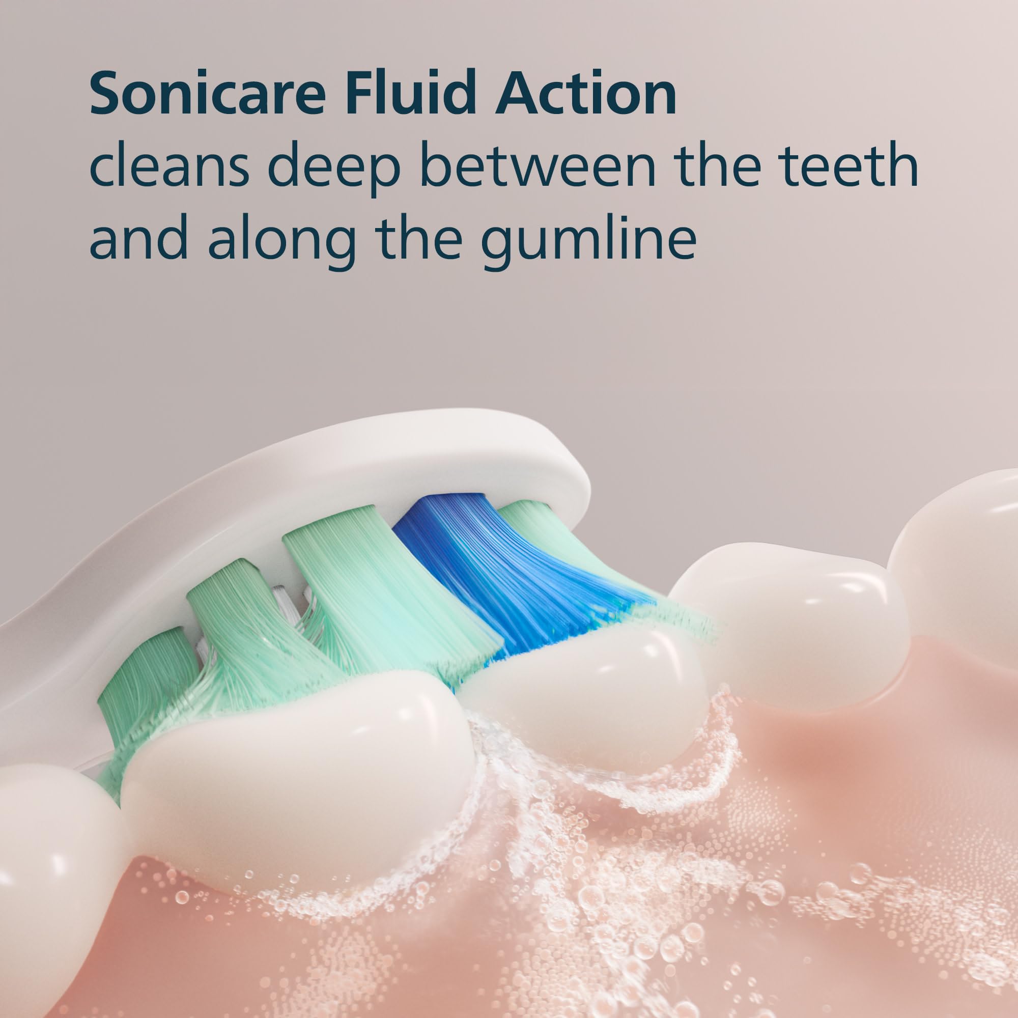Philips Sonicare cabezal en mano mostrando facilidad de colocación y uso