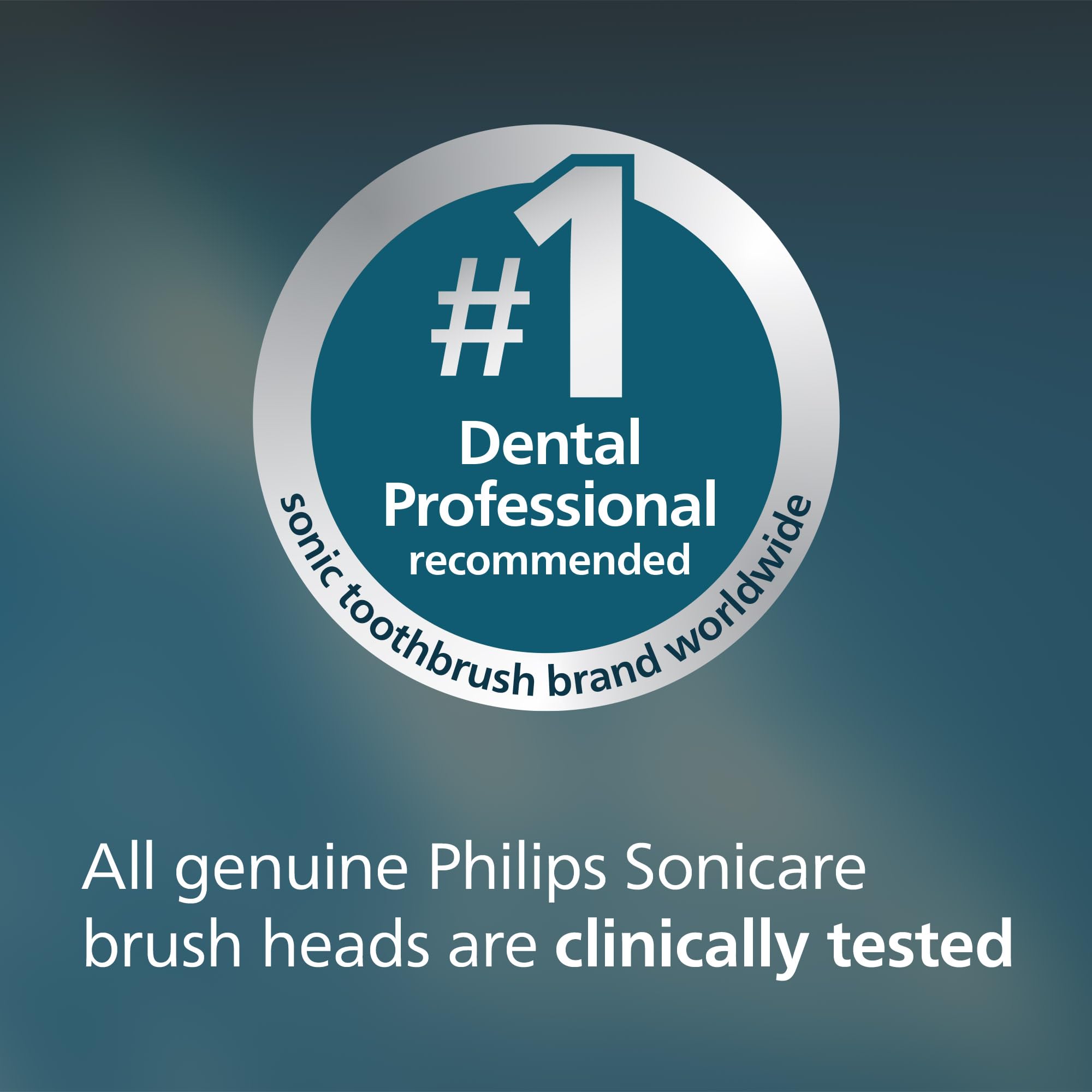 Philips Sonicare dos cabezales C3 negros colocados sobre una superficie, listos para usar