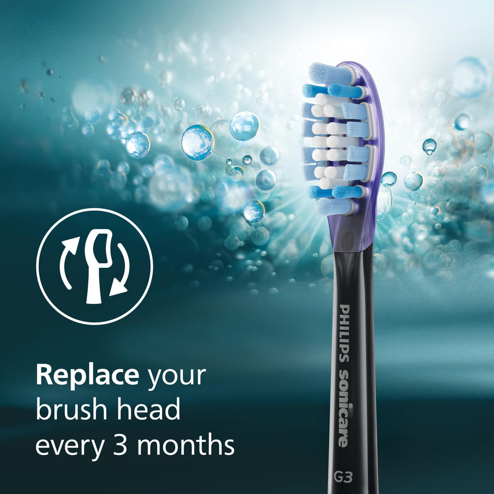 Philips Sonicare cerdas azules que se desvanecen indicando cuándo reemplazar el cabezal
