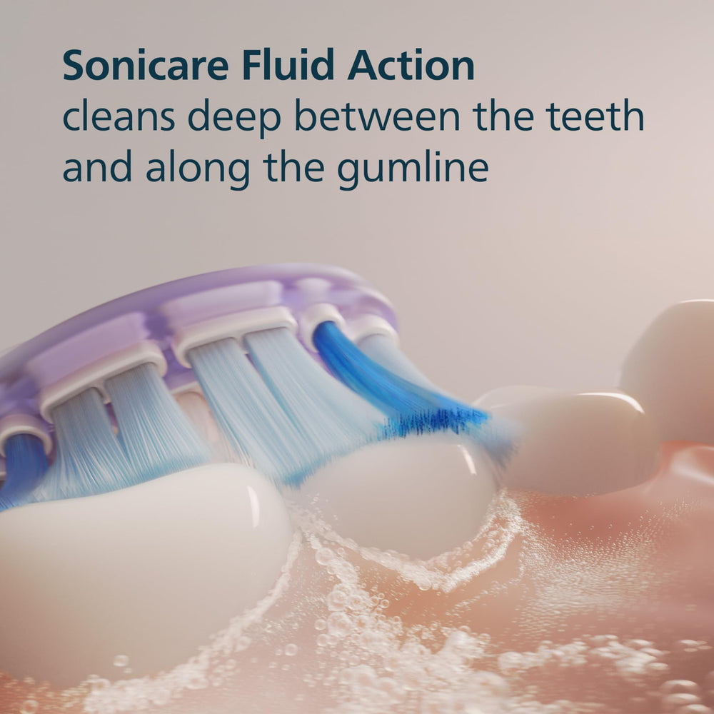 Philips Sonicare cerdas descoloridas que indican momento de reemplazo visible