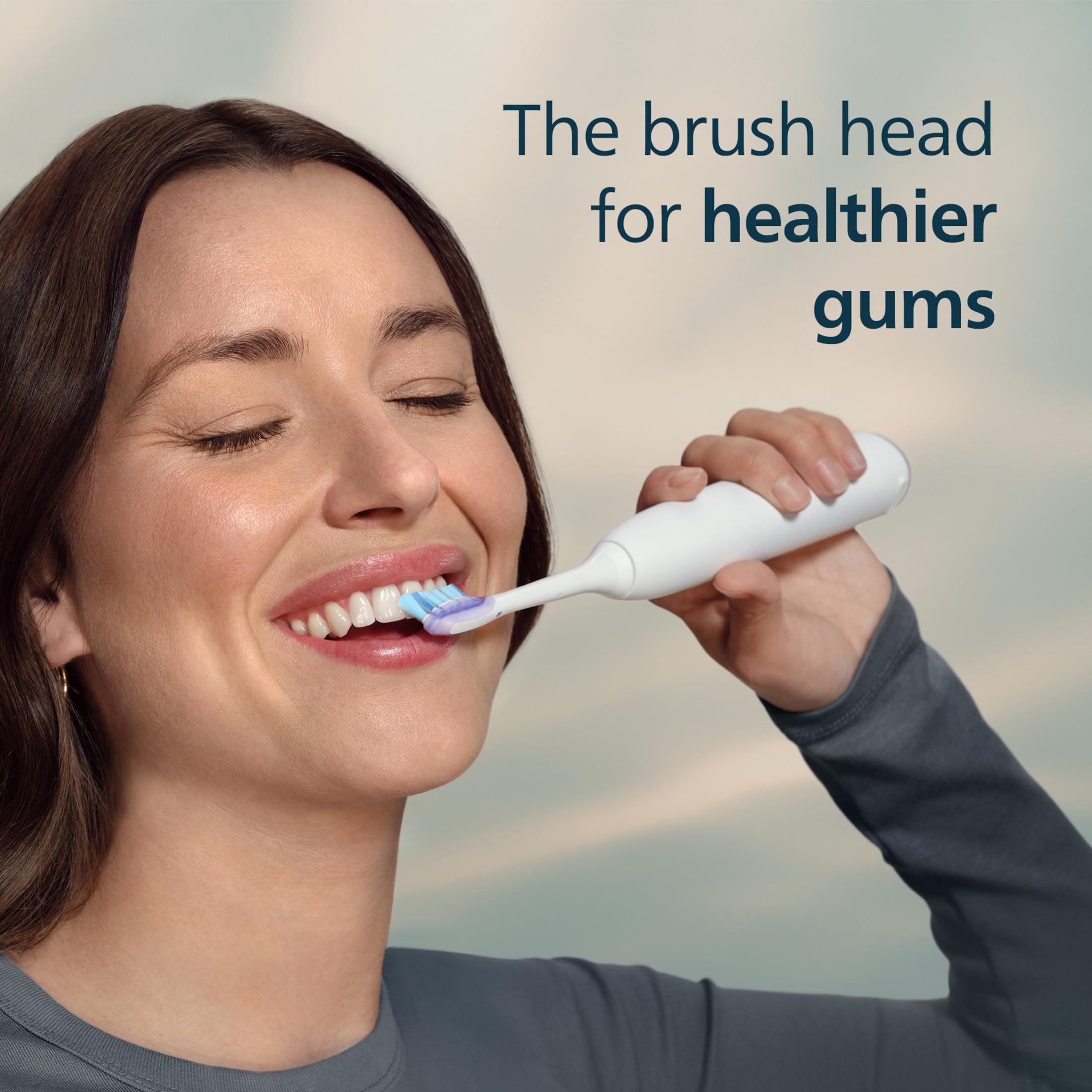 Philips Sonicare cierre de goma flexible que aumenta cobertura y movimiento