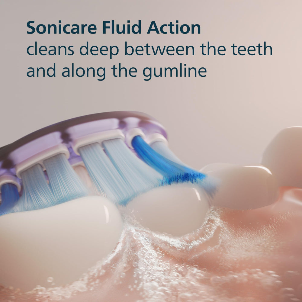 Philips Sonicare comparación de tamaño de cabezal para evaluar alcance y escala