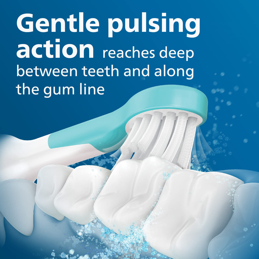 Philips Sonicare detalle del cabezal compacto y suave para limpieza eficaz