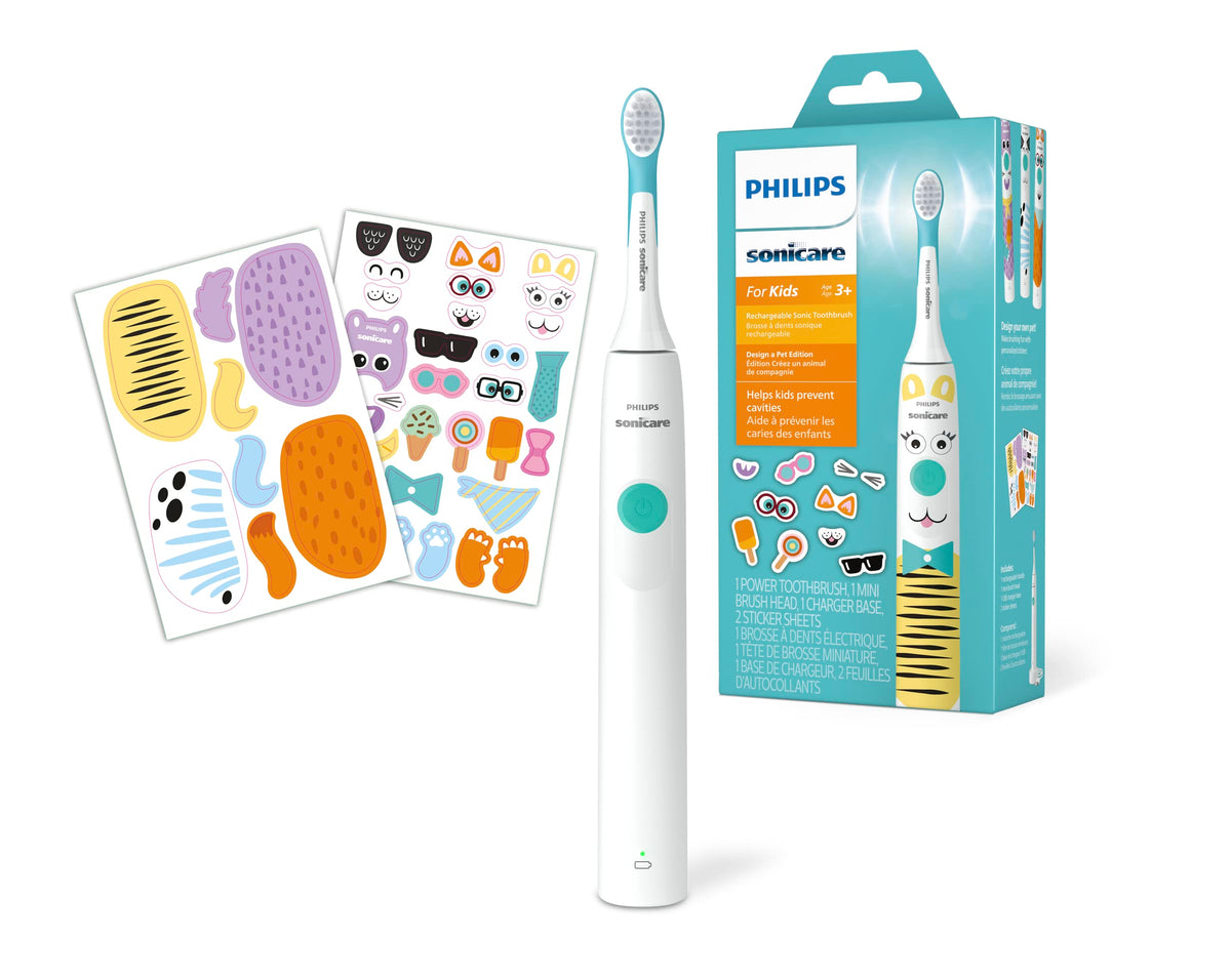 Philips Sonicare mango frontal personalizado que atrae al niño y fomenta cepillado