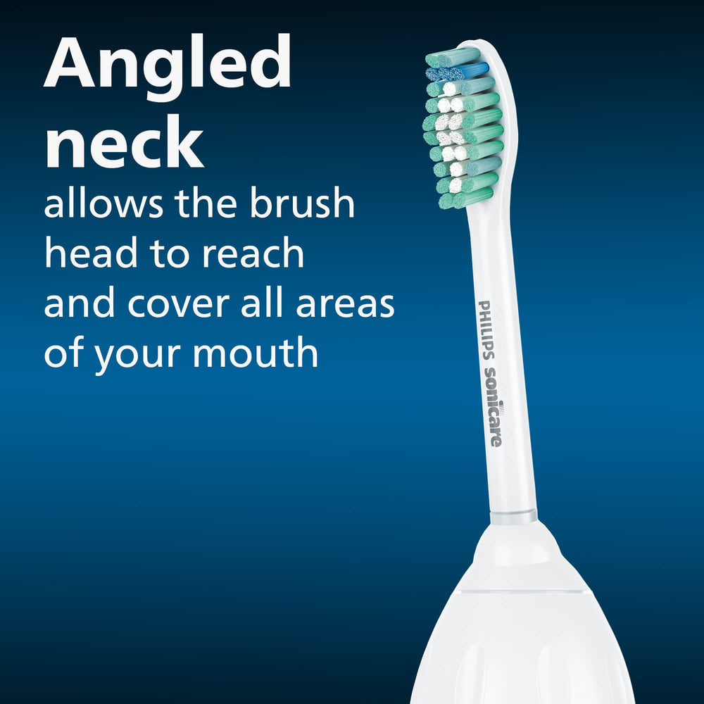 Philips Sonicare paquete de dos cabezales blancos listo para instalar, repuesto práctico