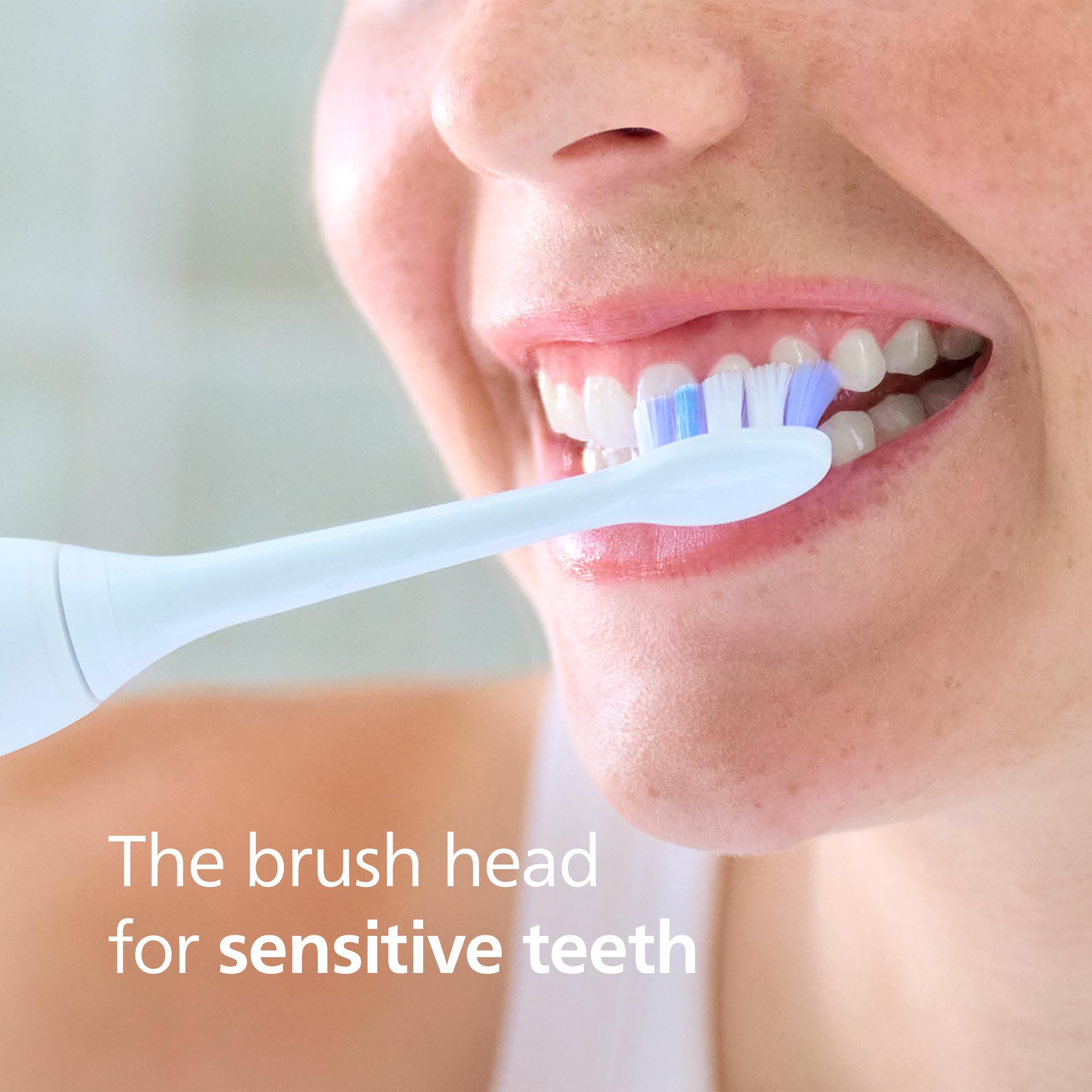 Philips Sonicare detalle de las cerdas ultrafinas para limpieza suave