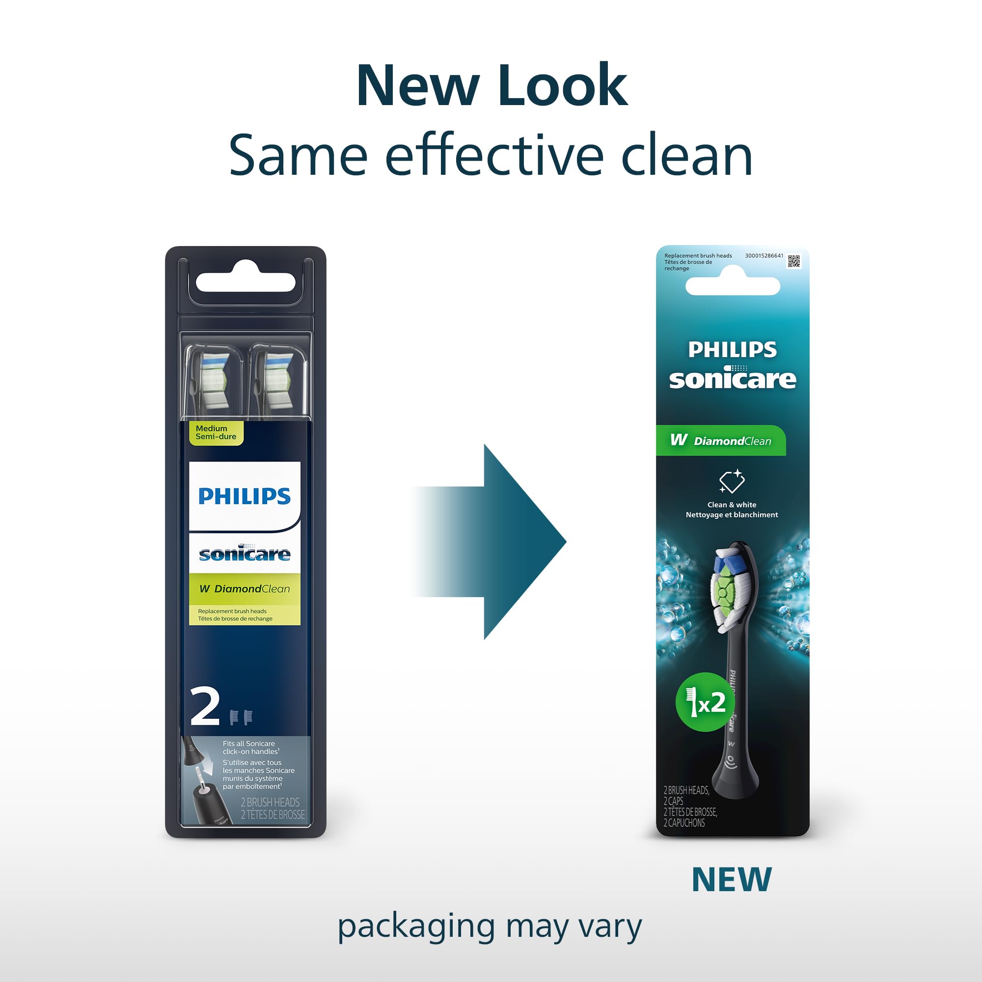 Philips Sonicare close-up of diamond-shaped bristles for improved stain contact