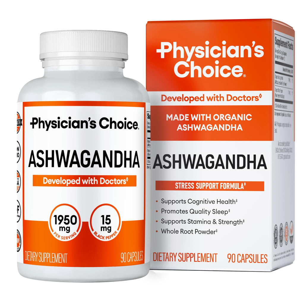 Physician's CHOICE frontal del empaque mostrando la marca y beneficio