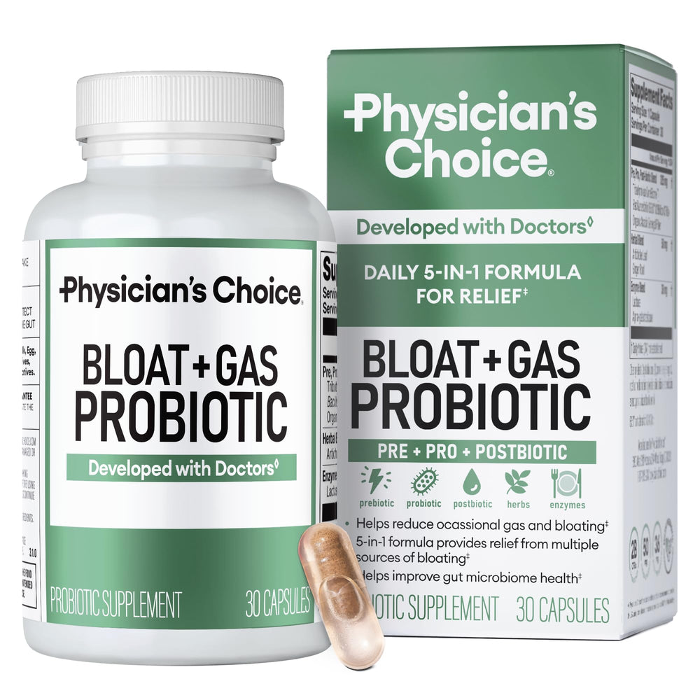Physician's CHOICE frontal del envase mostrando la etiqueta y beneficios visibles