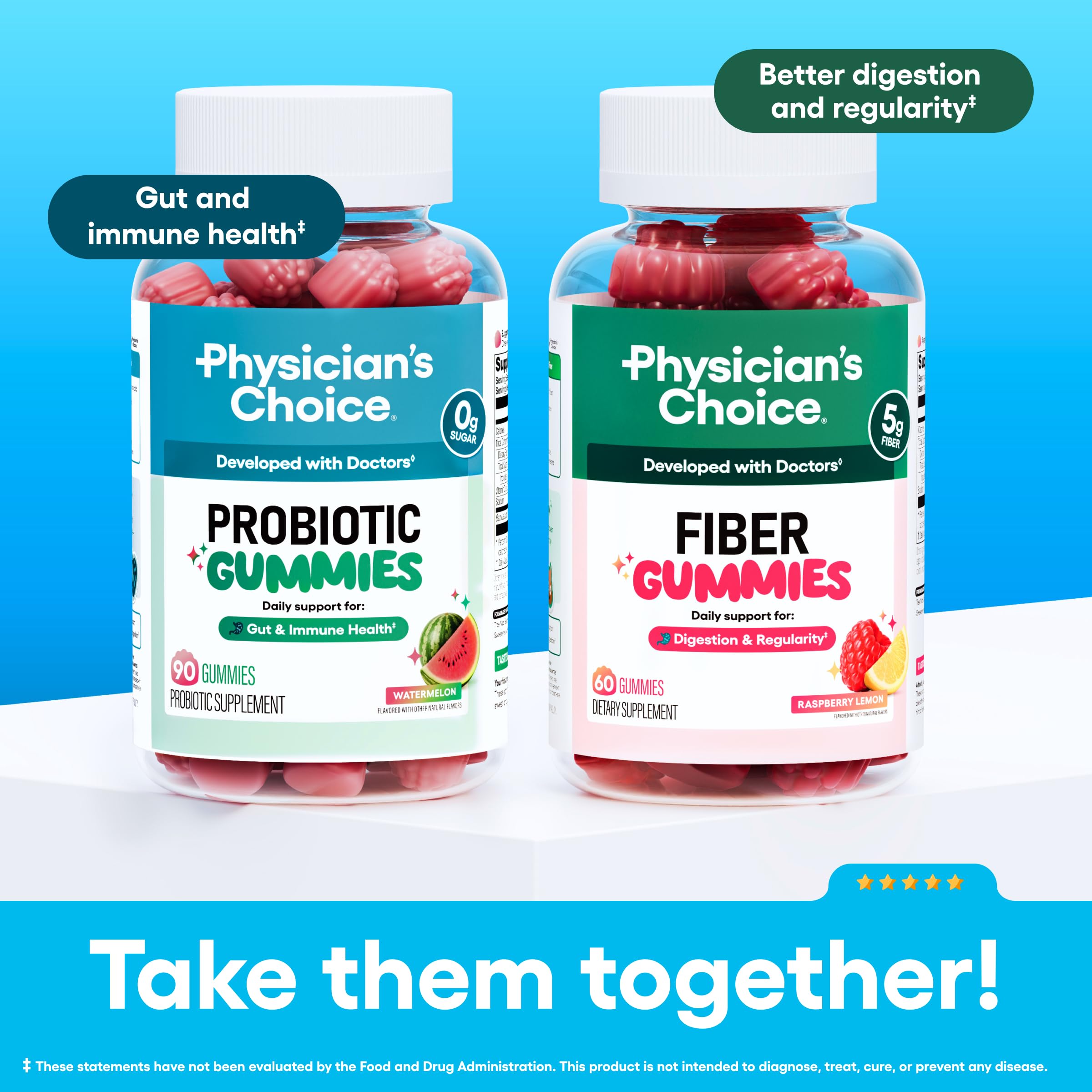 Physician's CHOICE etiqueta con ingredientes y dosis claras