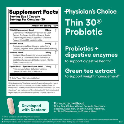 Physician's CHOICE bottle on kitchen counter suggesting diet routine support