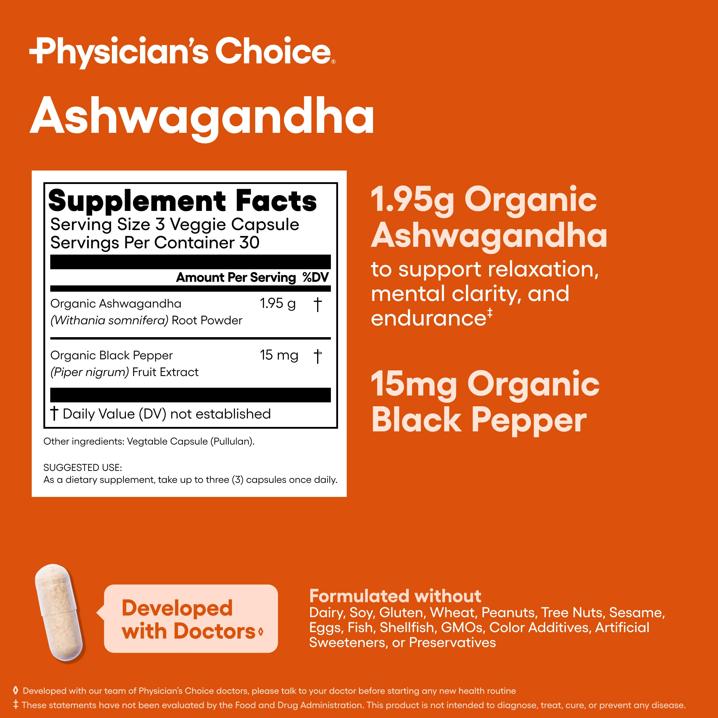 Physician's CHOICE en uso dentro de rutina diaria para inspiración de consumo