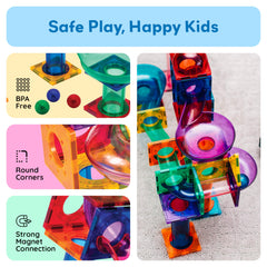 PicassoTiles manos de niño ensamblando piezas mejorando la motricidad