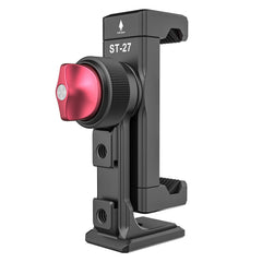 PICTRON front view of metal phone mount showing sturdy build and secure grip