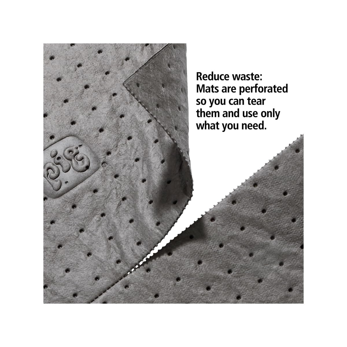 PIG Mat colocado bajo coche, protección eficiente del suelo del taller